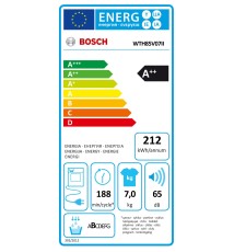 Bosch WTH85V07II Asciugatrice Serie 4: 7 kg | Classe A++