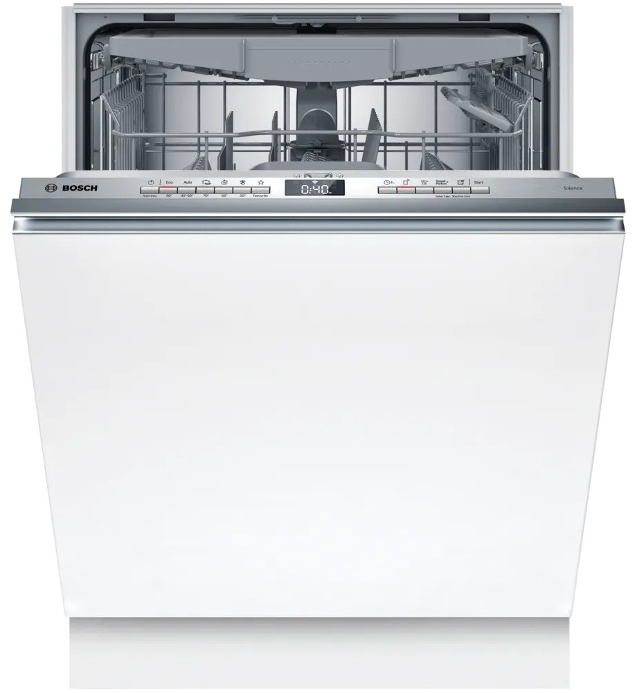 Bosch SMV4HVX02E Serie 4 Lavastoviglie a incasso scomparsa totale: 14 Coperti | 6 Programmi | 3 Cesti | Classe D | 3 Cesti