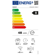 Indesit IM 640 MY TIME IT Lavatrice carica frontale: 6Kg | Classe B| 15 Programmi | 1000 Rpm