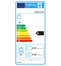 Hisense BIV62111AX Forno elettrico a incasso: 77 lt | 9 Funzioni | Classe A