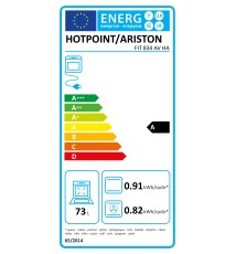 Hotpoint FIT 834 AV HA Forno elettrico a incasso: 73 lt | 7 Funzioni | Classe A | Avena