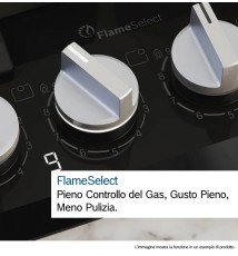 Bosch Serie 6 PCS7A5I90 Piano Cottura a gas: 5 Fuochi | 75 cm | Inox | Griglie in Ghisa