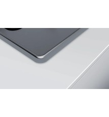 Bosch Serie 4 PGH6B5B90 Piano Cottura a gas: 4 Fuochi | 60 cm | Inox | Griglie in Ghisa