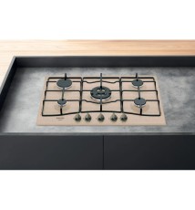 Hotpoint PCN 750 T (AV) R HA Piano Cottura a gas: 5 Fuochi | 75 cm | Avena|