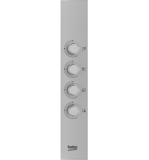 Beko HIGG 641C3 SX Piano Cottura a gas: 4 Fuochi | 60 cm | Inox |