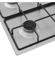 Beko HIGG 641C3 SX Piano Cottura a gas: 4 Fuochi | 60 cm | Inox |