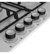 Beko HIAW75224SXE Piano Cottura a gas: 5 Fuochi | 75 cm | Inox |