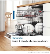 Bosch Serie 2 SMV25EX02E Lavastoviglie a incasso scomparsa totale: 13 Coperti | 5 Programmi | 3 Cesti | Classe E |