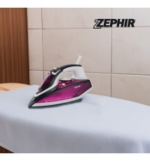 Zephir ZHF392 Ferro da Stiro a Secco e a Vapore 2200 W Viola, Bianco
