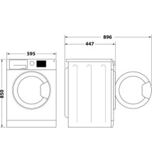 Indesit BWSA 7125X WV IT Lavatrice carica frontale: 7Kg | Classe B| Slim | 1200 Rpm