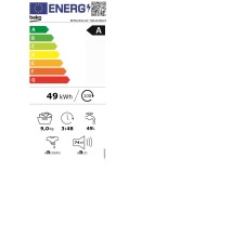 Beko BMWU3921W Lavatrice carica frontale: 9Kg | Classe A | Programmi 15 | 1200 Rpm | EnergySpin