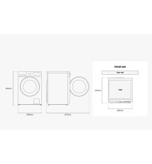 Samsung WW90CGC04DAH Lavatrice carica frontale: 9Kg | Classe A | 14 Programmi | 1400Rpm
