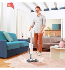 Polti SV610_STYLE Scopa a vapore 0,5 L 1500 W Grigio, Bianco