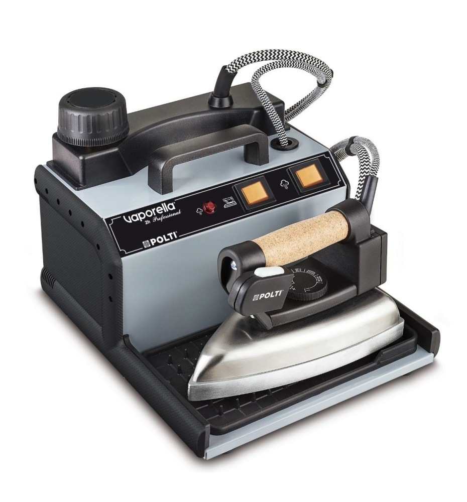Polti Vaporella 2H Professional 1750 W 1,3 L Alluminio Nero, Grigio