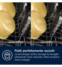 Electrolux EES47325L Lavastoviglie a scomparsa totale: 13 coperti | 2 cesti | Classe D | Serie 600 SatelliteClean