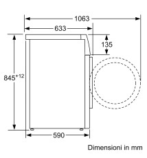 Bosch WAN28218IT Lavatrice carica frontale: 8Kg | Classe A | 15 Programmi | 1400Rpm | Vapore