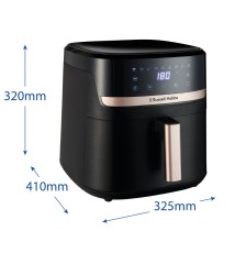 Russell Hobbs Friggitrice ad Aria 27630-56 Potenza 1800W Capacità 8,3 Litri con Display Digitale e Funzione Timer