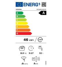 Hisense WFQA8014EVJM Lavatrice carica frontale: 8Kg | Classe A | 15 Programmi  | 1400 Rpm | Power Jet