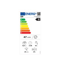 Beko WUXR81282WI/IT Lavatrice carica frontale: 8 Kg | Classe A | 15 Programmi | 1200 Rpm | SteamCure