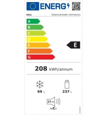 Beko RDSA310K40WN Frigorifero doppia porta a libera installazione: 306 lt | Classe E | Statico