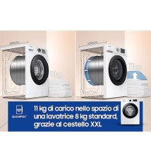 Samsung WW11BGA046AEET Lavatrice carica frontale: 11Kg | Classe A | 14 Programmi | 1400Rpm