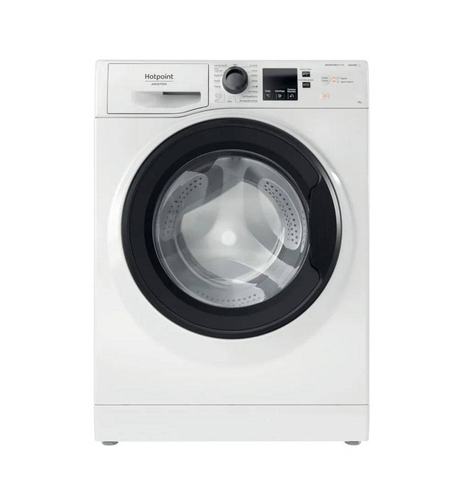 Hotpoint NF825WK IT Lavatrice carica frontale: 8Kg | Classe B | Steam Hygiene | Programmi 15 | 1200 Rpm