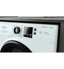 Hotpoint NF825WK IT Lavatrice carica frontale: 8Kg | Classe B | Steam Hygiene | Programmi 15 | 1200 Rpm